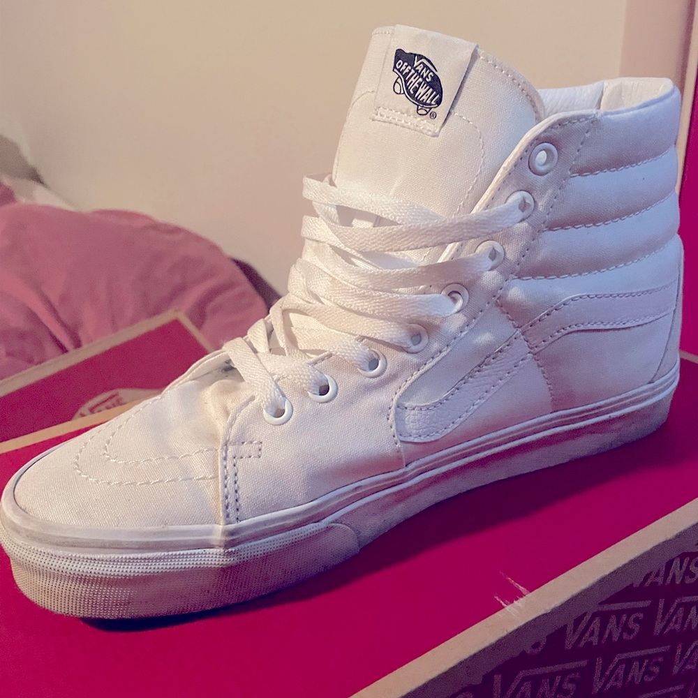 Sk8-Hi True Whites